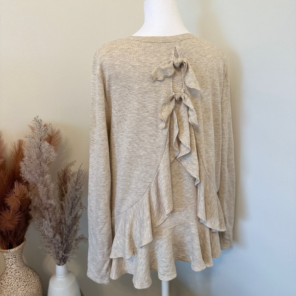 Heather cream tunic with detailed back - Picture 2 of 4